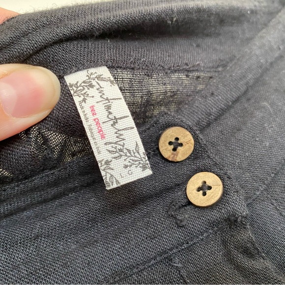 NWOT Free People Black This That Skirt - Picture 13 of 16